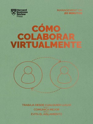 cover image of Cómo colaborar virtualmente. Serie Management en 20 minutos